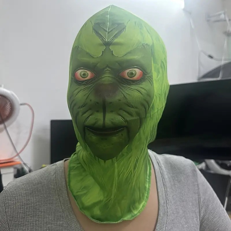 Picture of Summer Outdoor Sunscreen Mask Men's Ice Silk Motorcycle Riding Face Towel Thin Animal Full Face Neck Ear Hanging Tape