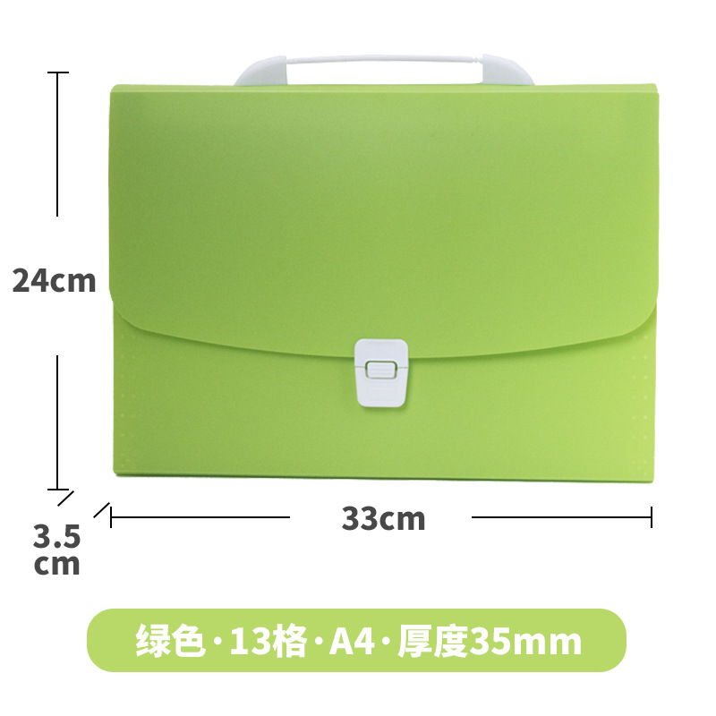 Picture of Sanqi PP13 portable organ bag multi-layer file bag A4 folder student handbag storage file bag