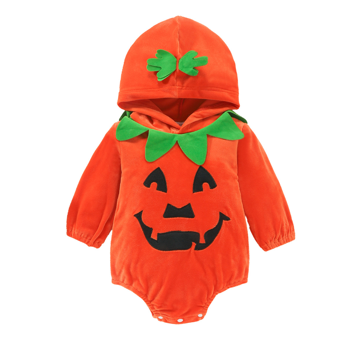 Picture of Baby romper European and American cross-border Halloween pumpkin clothing long sleeve one-piece romper baby bag fart romper festival New