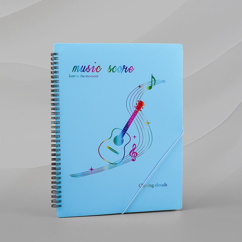 Picture of A4 File Clip Student Music Essential Storage Book Transparent Insert Piano Score Modifiable Piano Folder