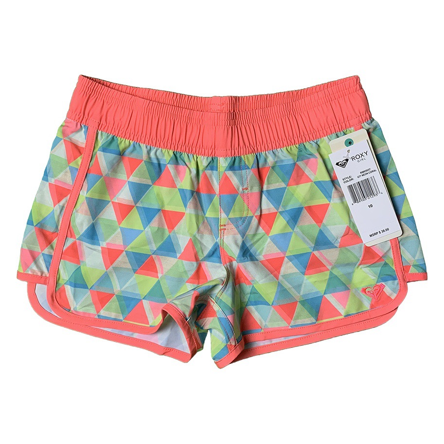 Picture of Cross-border Women's Hot Pants 2023 Summer New Arrival Four-sided Elastic Leisure Sports Beach Surfing Shorts ROXY Women
