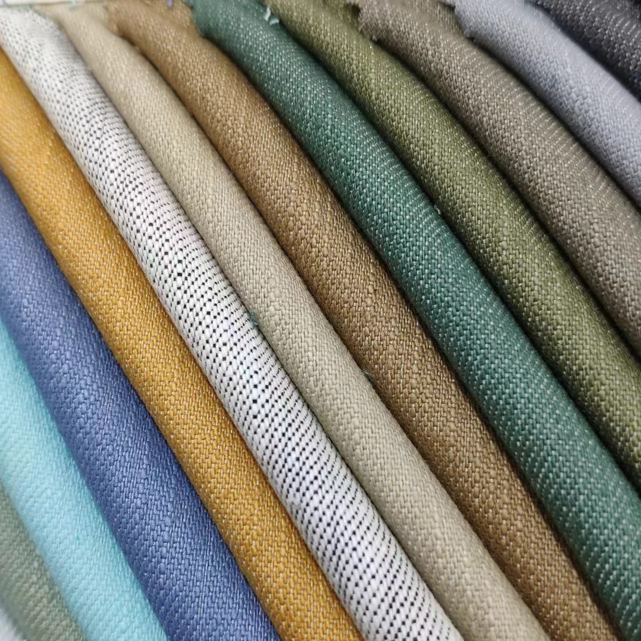 200g non-fading denim imitation elastic Denim bamboo fabric clothing shoes bags in stock supply