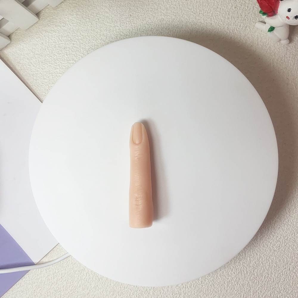 Picture of Silicone Ear Facial Features Model Nose Lip Model Training Posing Tool Nose Nail Tongue Nail Navel Nose Nail Display