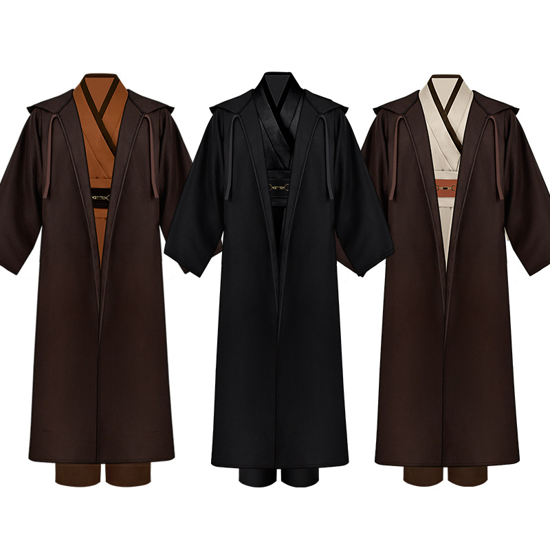 Star Wars Cos Suit Jedi Samurai Andana Gold Star Wars Sisi Cosplay Suit Ready-Made Halloween Costume