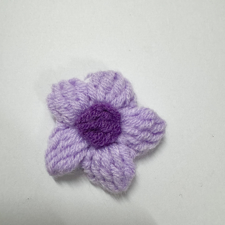 Picture of DIY Hand-Woven Wool Flowers Milk Cotton Crocheted Puff Flowers Ready-Made Clothing Accessories Accessories Manufacturer Wholesale