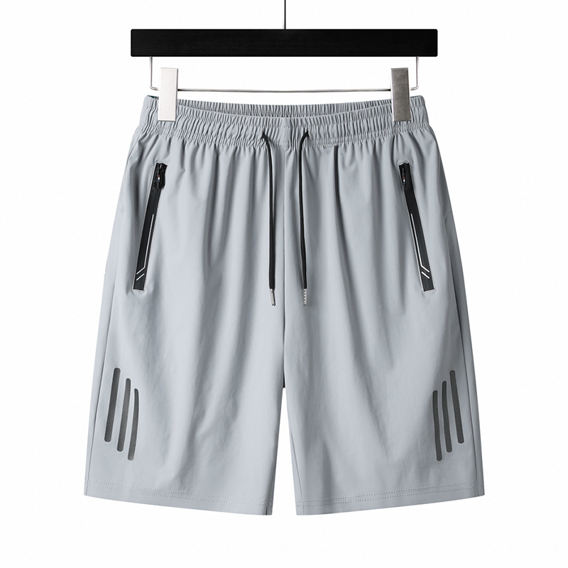 Picture of Shorts Men's Summer Sports Beach Pants Loose Casual Basketball Pants Breathable Ice Sense Quick-drying Five-point Ice Silk Pants