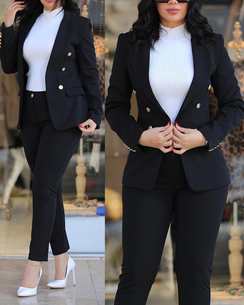 Picture of 2024 Amazon wish Casual Fashion Business Wear Women Suit suit