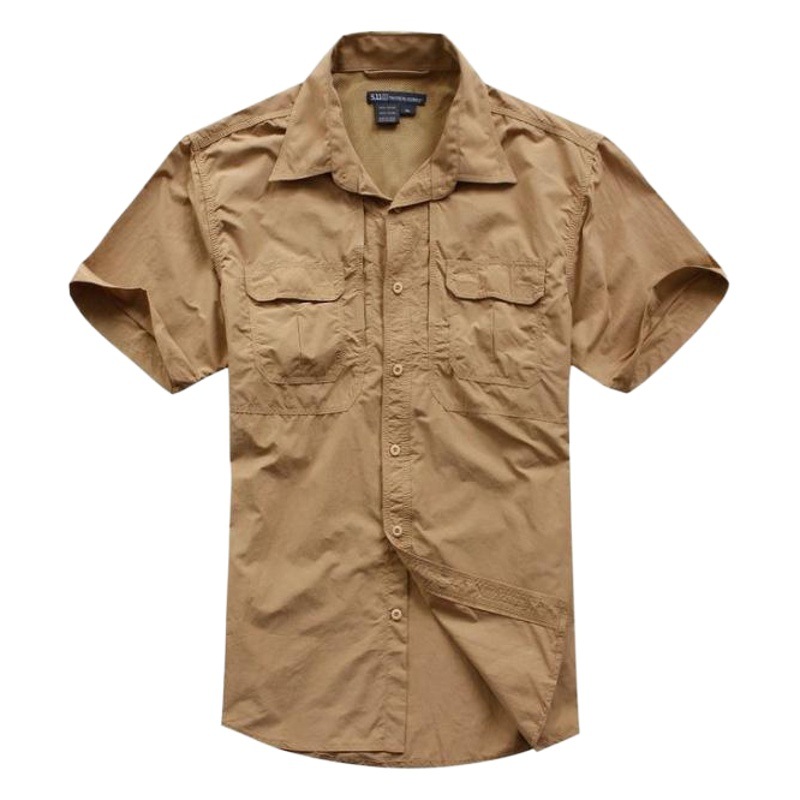 Military Eagle Tactical Shirt 511 Quick-Drying Tactical Short-Sleeved Shirt Quick-Drying Short-Sleeved Breathable Flap Pocket Pants Waterproof