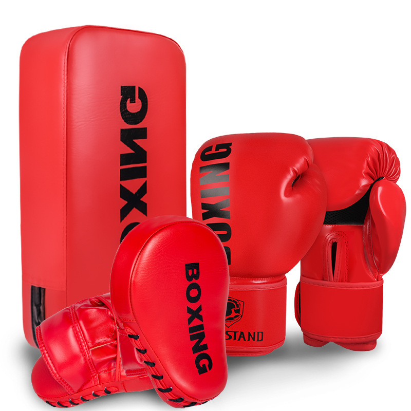 Picture of Boxing gloves combination set hand target foot target adult children's sanda fighting boxing glove training equipment for men and women