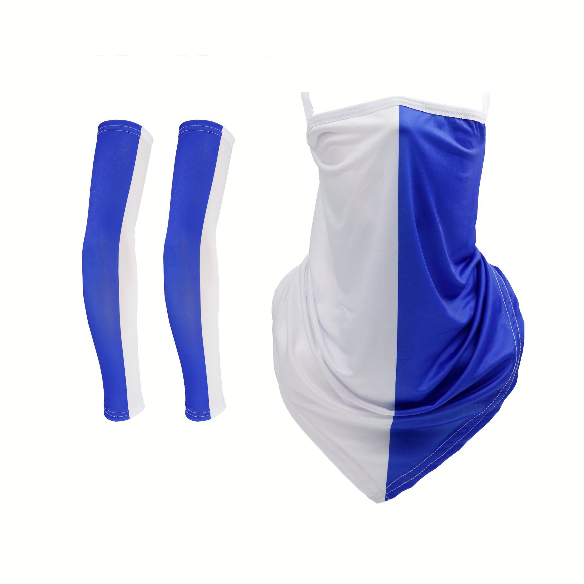 Summer Ice Silk Turban Sunscreen Riding Mask Varied Cycling Face Towel Printed Ear-hanging Triangle Towel