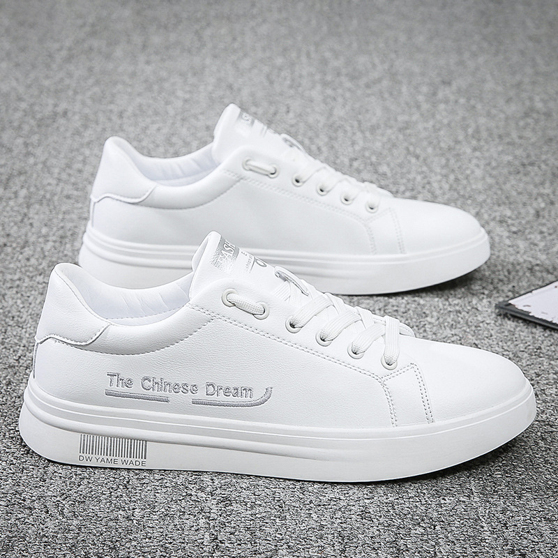 Picture of Men's Shoes 2025 Autumn New Casual White Shoes Korean Style Trendy Shoes All-match Sneakers Students sneaker Running Shoes for Men