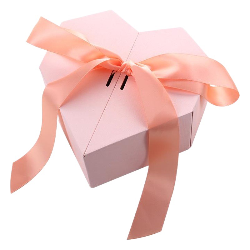 New Gift Box, Heart-Shaped Birthday Gift Box, Companion Gift Box, Empty Box, High-End Gift Packaging Box, Gift Box