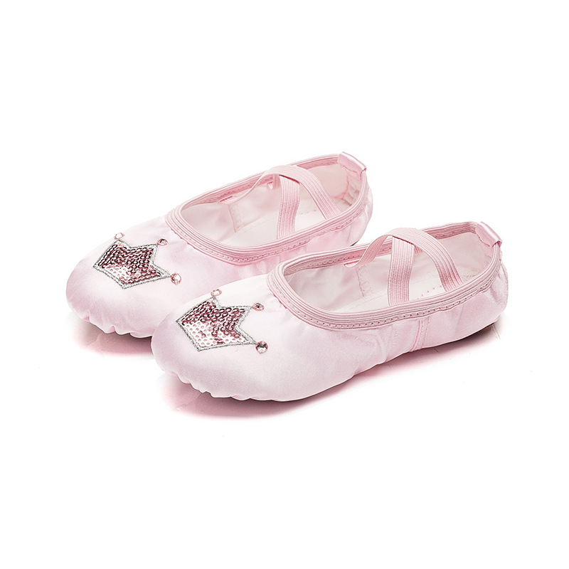 Picture of Dance Shoes Children's Women's Soft Sole Practice Cat Claw Shoes Princess Baby Dancing Girls Pink Toddler Ballet Shoes
