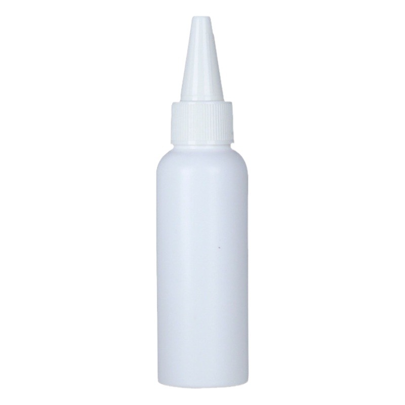 30 50 100ml white pointed pigment bottle ink extrusion sub-packaging painted dispensing plastic bottle manufacturers