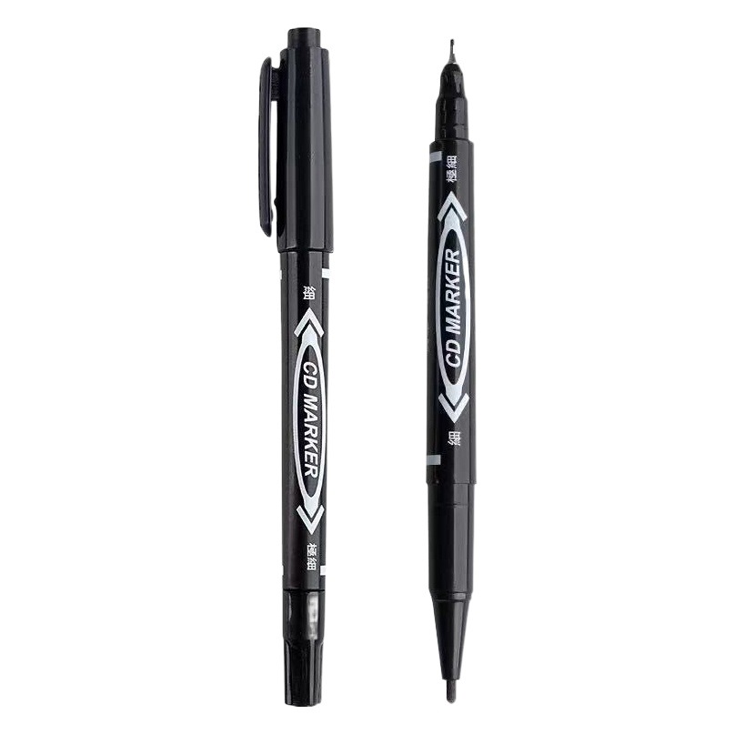 touch painting hook line drawing edge black double-headed marker pen student painting special pen