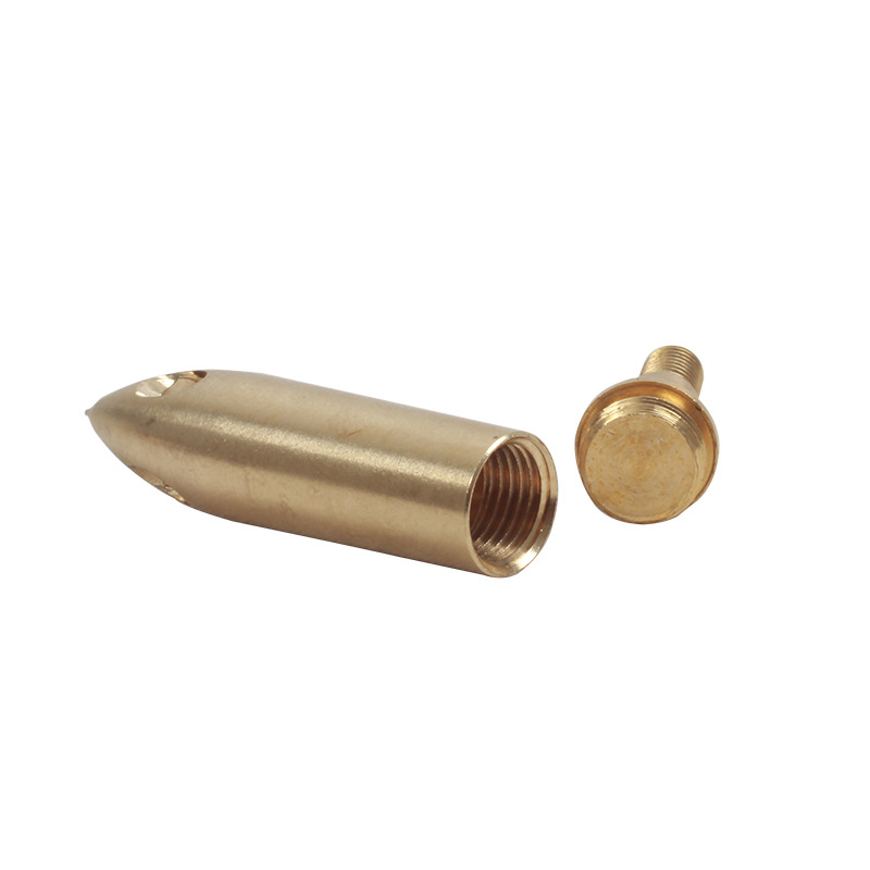 Picture of Factory Direct Supply of Copper Whistle Arrowhead Threaded Target Head Copper Whistle Whistle Arrowhead Compound Recurve Bow and Arrow Archery Equipment