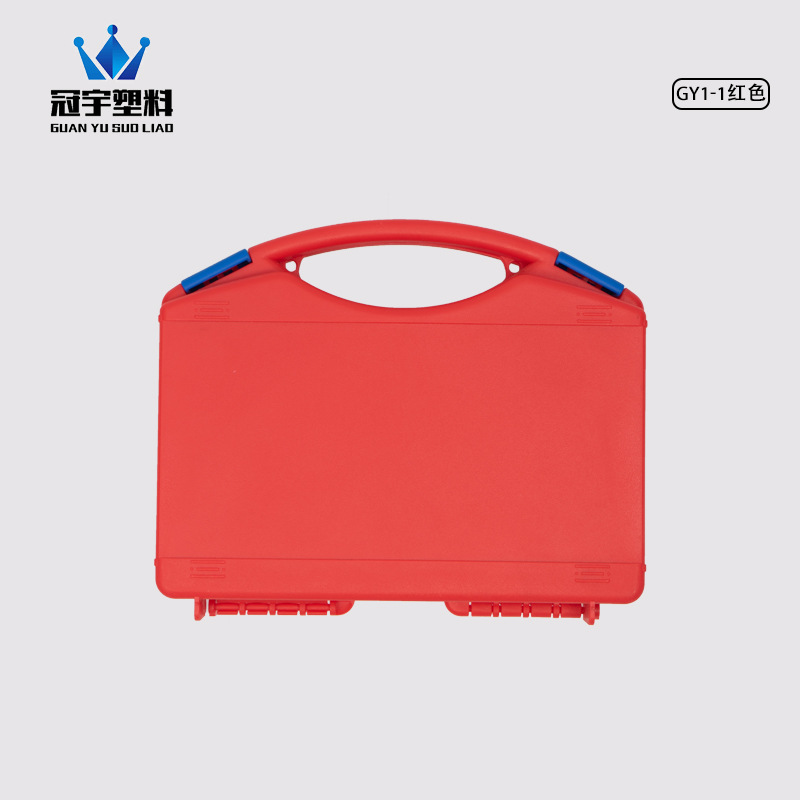 Red Outdoor Portable Protective Box Plastic Portable Equipment Safety Box Household Electronic Parts Storage Box