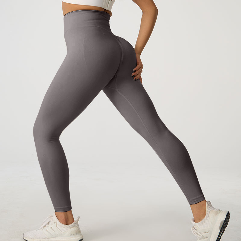 Picture of Wholesale spring peach hip yoga pants sports cycling pants quick-drying yoga clothing high waist tight fitness pants generation hair
