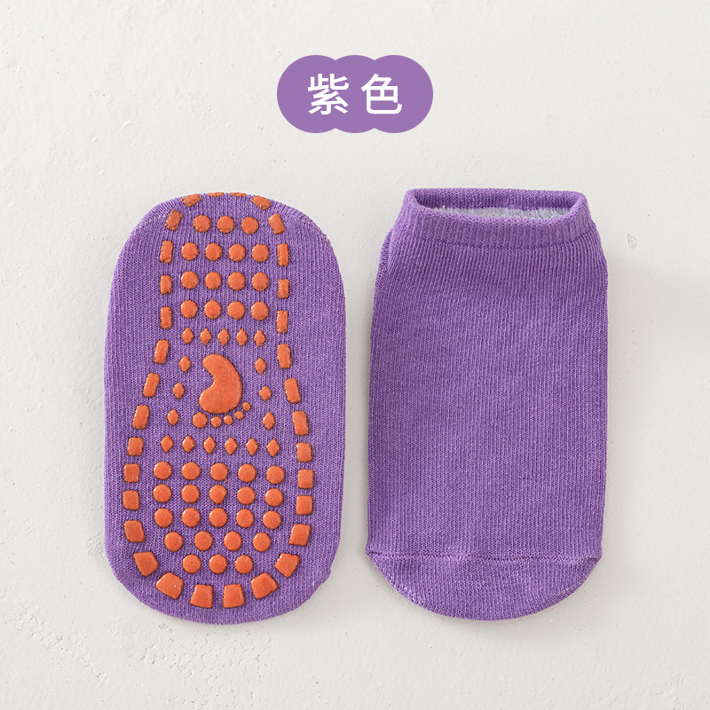 Picture of Children's Short-Tube Non-Slip Socks, Playground Yoga Socks, Summer Adult Sports Sweat-Absorbent Trampoline Disposable Socks Wholesale