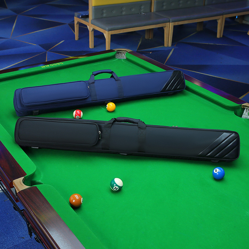 Picture of Portable Billiards Thickened Double-Slot Large-Head Soft Bag Cue Bag Storage Three-Quarter Split Portable Shoulder Bag