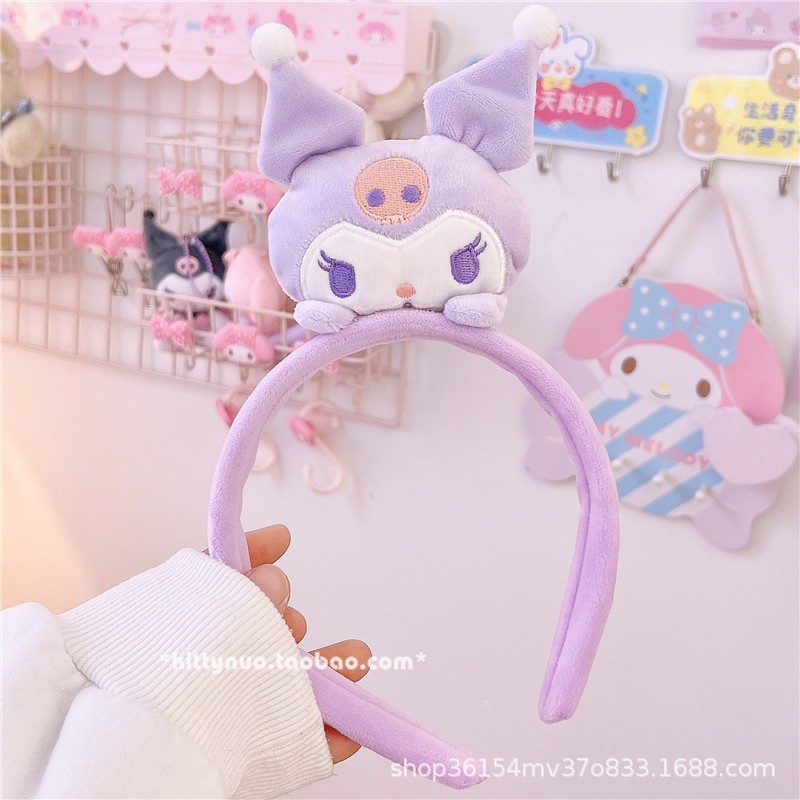 Picture of Special Headband for Face Washing for Women 2025 New Autumn and Winter Cute Bear Headband Hairband Hairpin Hair Accessory Plush Headwear