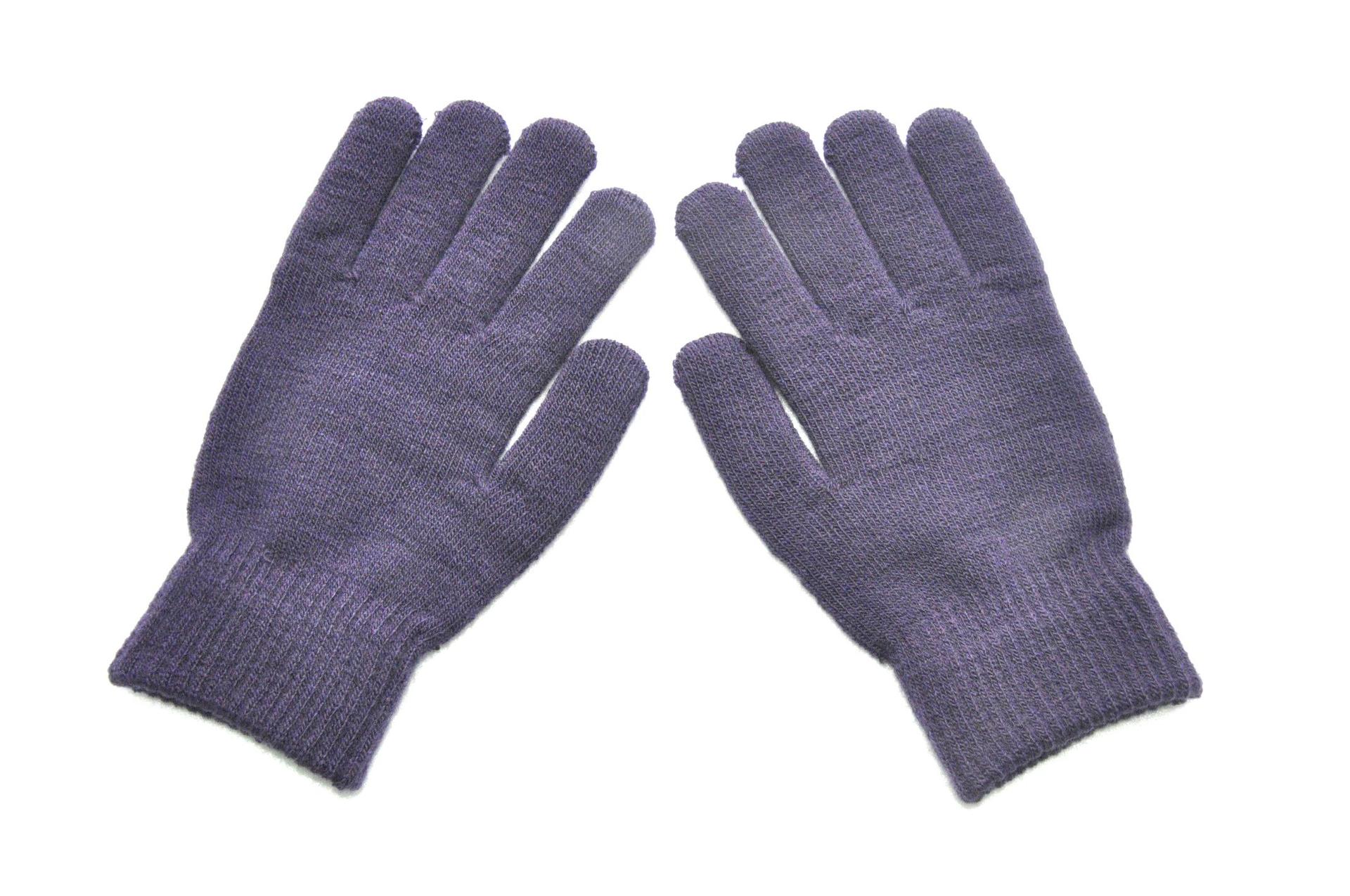 Picture of Explosions gloves men and women solid color knitted wool gloves winter warm plus velvet padded riding gloves wholesale