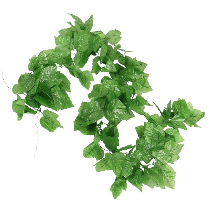 Simulated Rattan Grape Leaf Vine Decoration Green Leaf Vine Simulated Plant Leaf Ceiling Climbing Tiger Rattan Leaf Green Plant