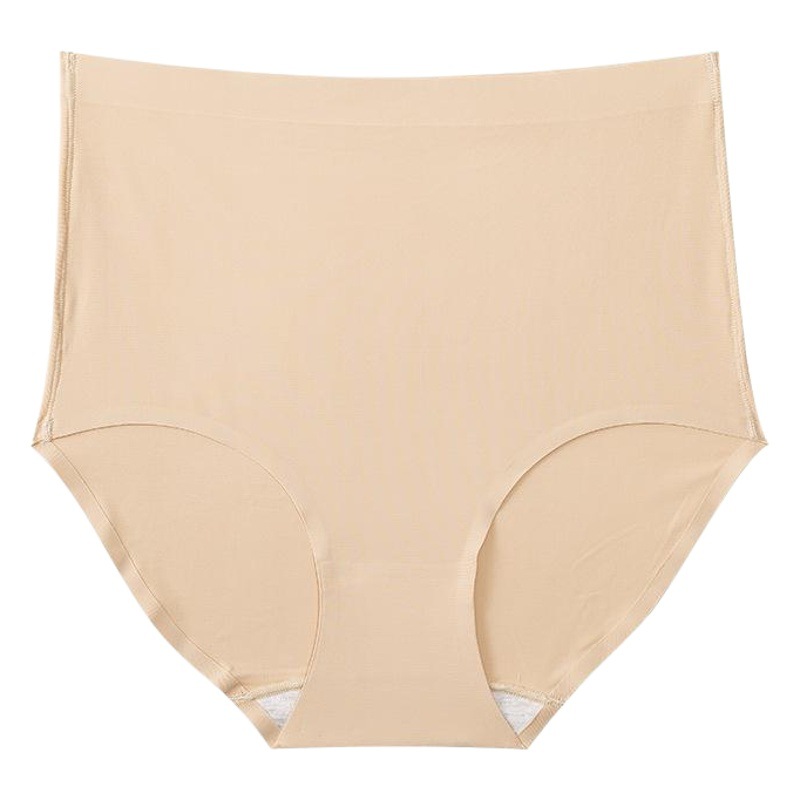 About Tao New High Waist Underwear Women's Ice Silk Seamless One-piece Comfortable Skin-friendly Pure Cotton Crotch Breathable Women's Underwear