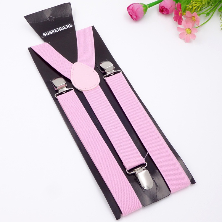 Picture of Factory wholesale candy color strap unisex adult sling multi-color optional 3 clips 2.5cm