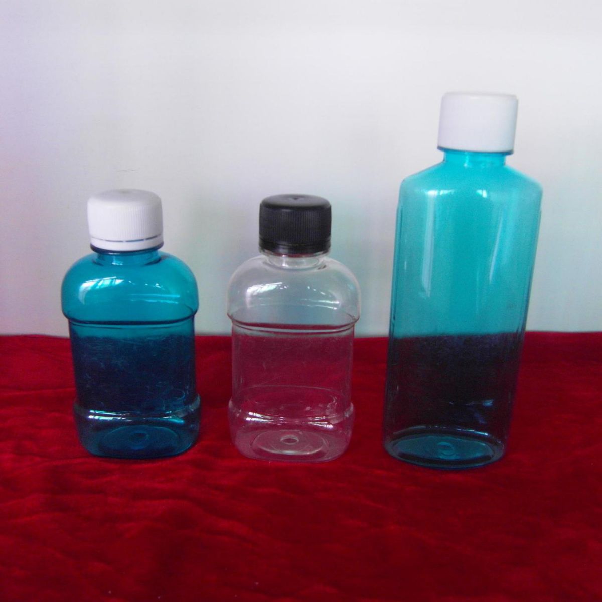 60ml 120ml 200ml 250ml Flat Oval Mouthwash Bottle Packaging Container for Alcoholic Beverages and Liquids
