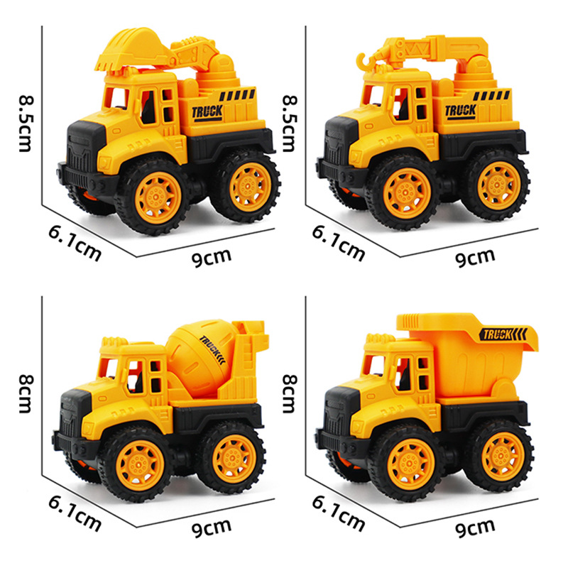 Picture of Cross-Border Children's Inertia Manual Simulation Engineering Vehicle Car Model Excavator Bulldozer Toy Street Stall Wholesale