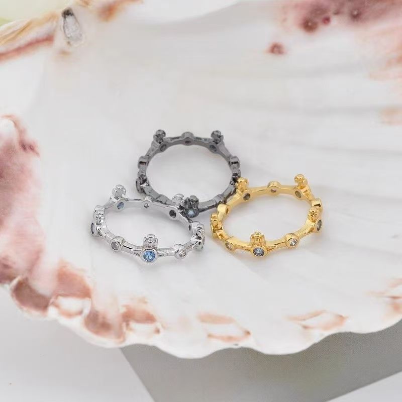 Empress Dowager Saturn Ring Belt Buckle Ring Vivian Personality Punk High-End Couple Ring