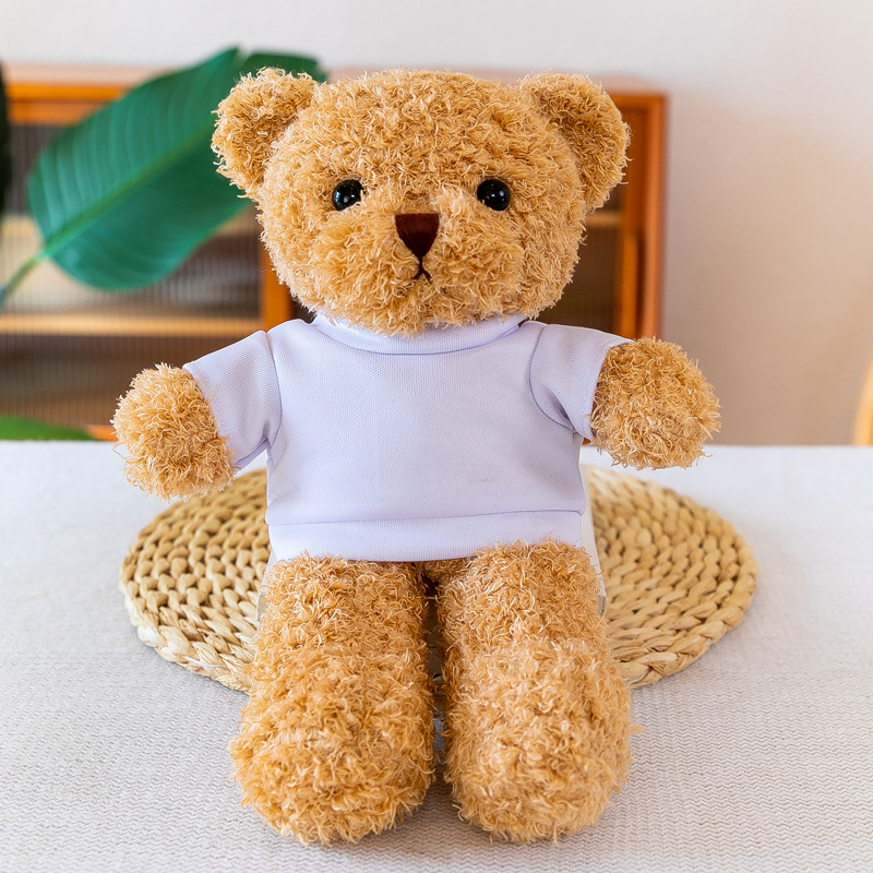 Picture of Wholesale Teddy Bear Dressing Bear Doll Stuffed Toy 4S Store Gift Printed Logo Doll Activities for Children