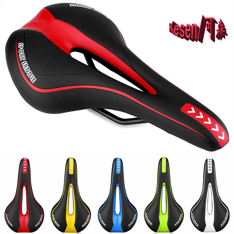 Wholesale riding road bike saddle with installation tools and pipe clamp mountain bike saddle 【large quantity favorable]