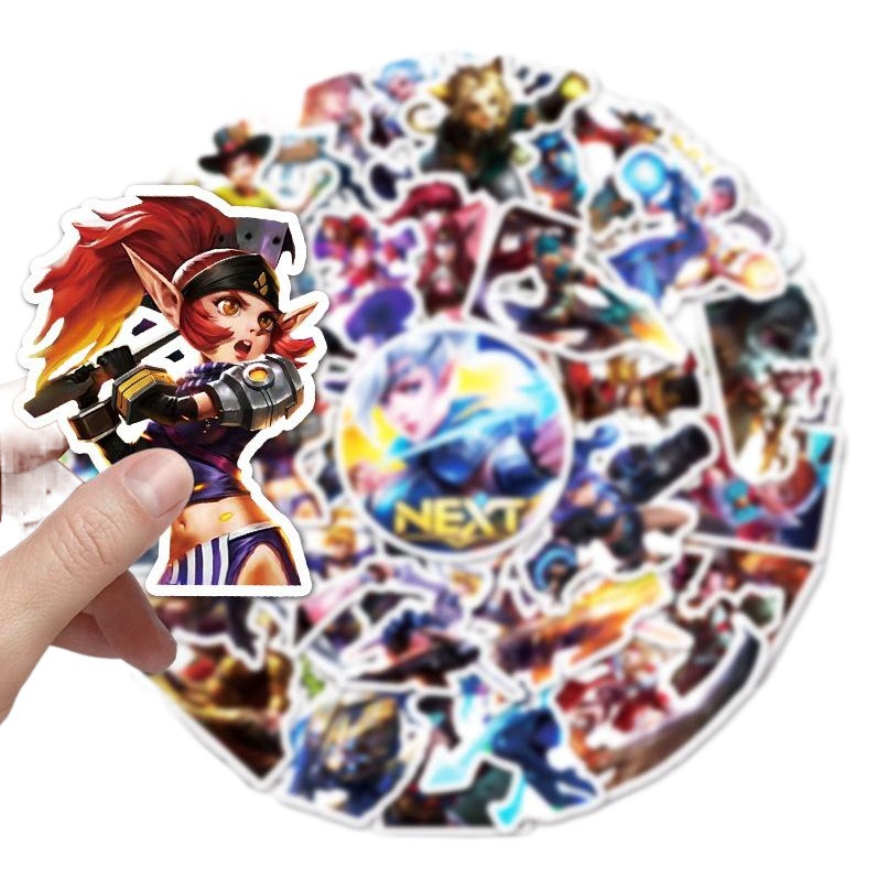 50 sheets Endless Showdown Cartoon Game Creative Luggage Laptop Car Refrigerator Guitar Decoration Stickers