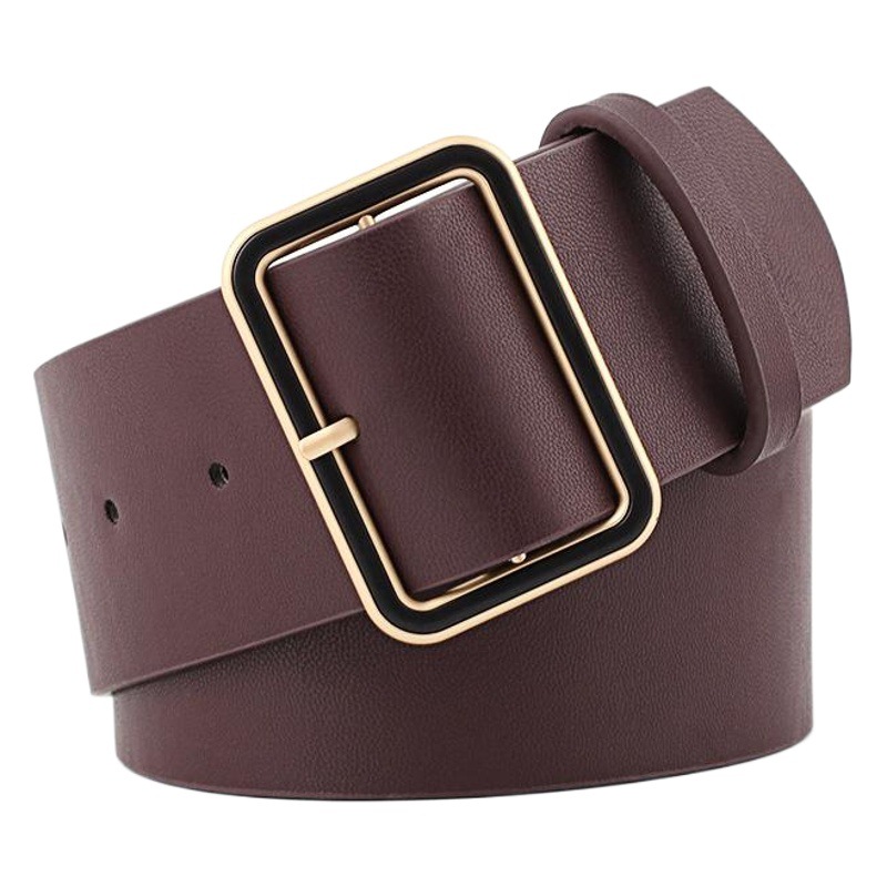 European and American Fashion Creative Flat Wide Belt Women's Decorative down Jacket Dress Belt Women's Manufacturer Wholesale