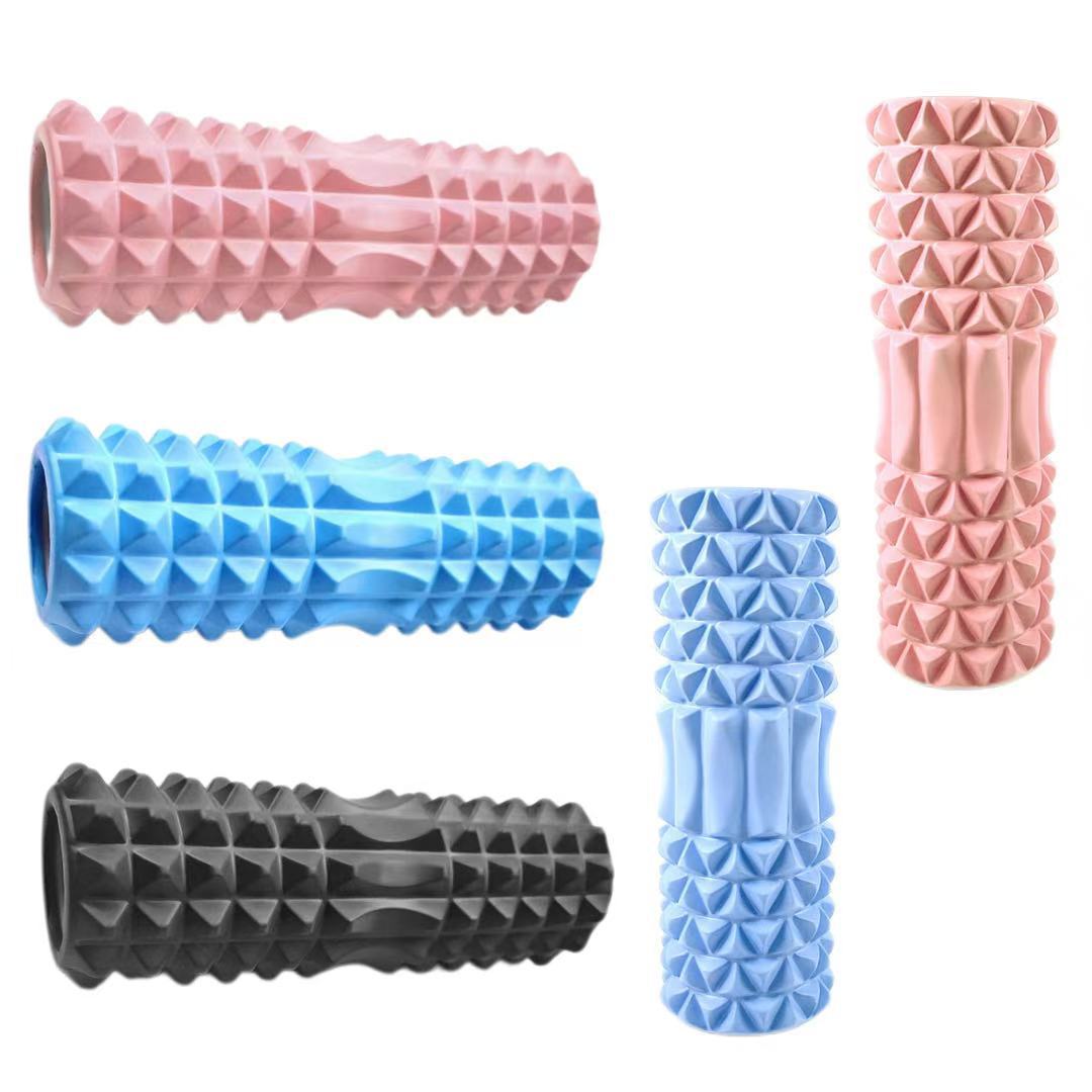 Crescent Hollow Yoga Column Eva Extended Foam Shaft Muscle Relaxation Roller Sports Fitness Mace Massage