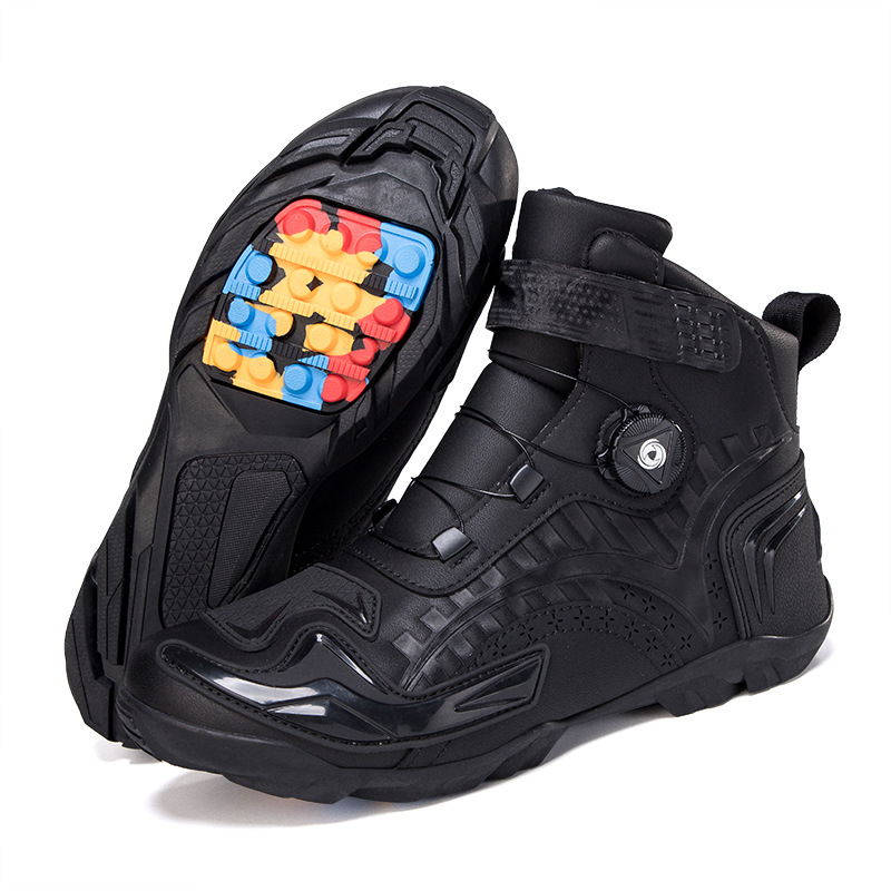 Motorcycle Shoes, Motorcycle Riding Shoes, Men's Rider's All-Season Off-Road Motorcycle Boots, Racing Short Boots, All-Season Motorcycle Travel Equipment