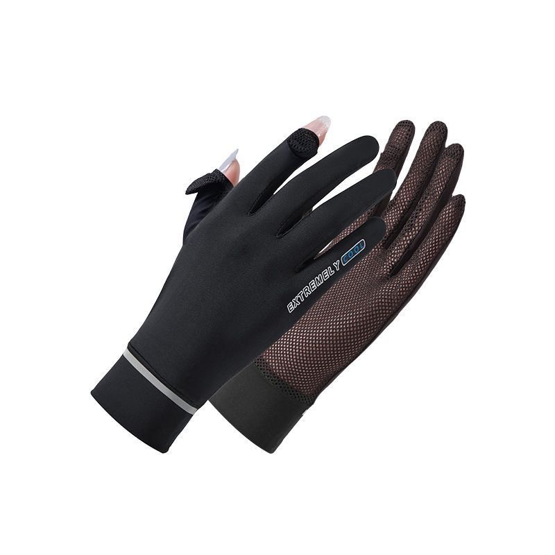 Ordinary Outdoor Sports Summer Sun Protection Gloves, Anti-Uv, Cycling, Driving, Outdoor Hiking, Cool Electric Car