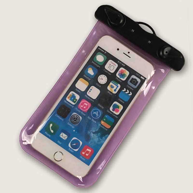 Picture of Wholesale Touch Screen Transparent Outdoor Swimming and Diving Supplies Mobile Phone Waterproof Bag New Apple Waterproof Mobile Phone Case