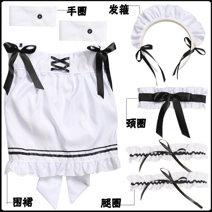 Picture of Miracle Warm Travel Around the World Red Wine Sweetheart Maid Dress lolita Cute Maid Dress cosplay Hand Game