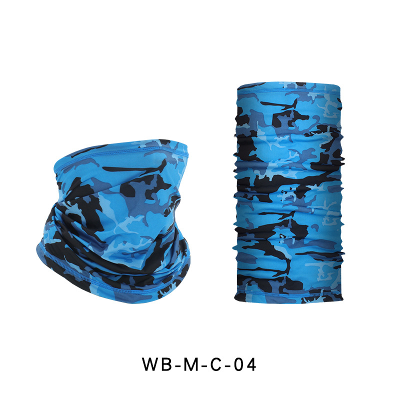 Picture of Outdoor breathable sunscreen breathable Ice Silk sports turban scarf Fishing Magic face scarf collar riding mask headgear