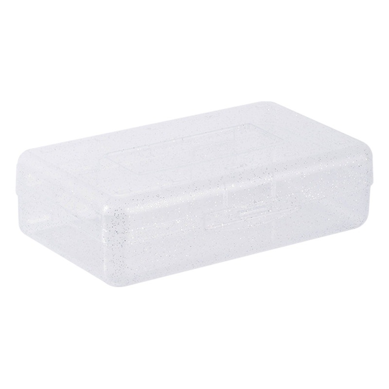 Stationery Box Plastic Transparent Pencil Box High and Junior High School Children Cute Sketch Art Students Simple Primary School Supplies