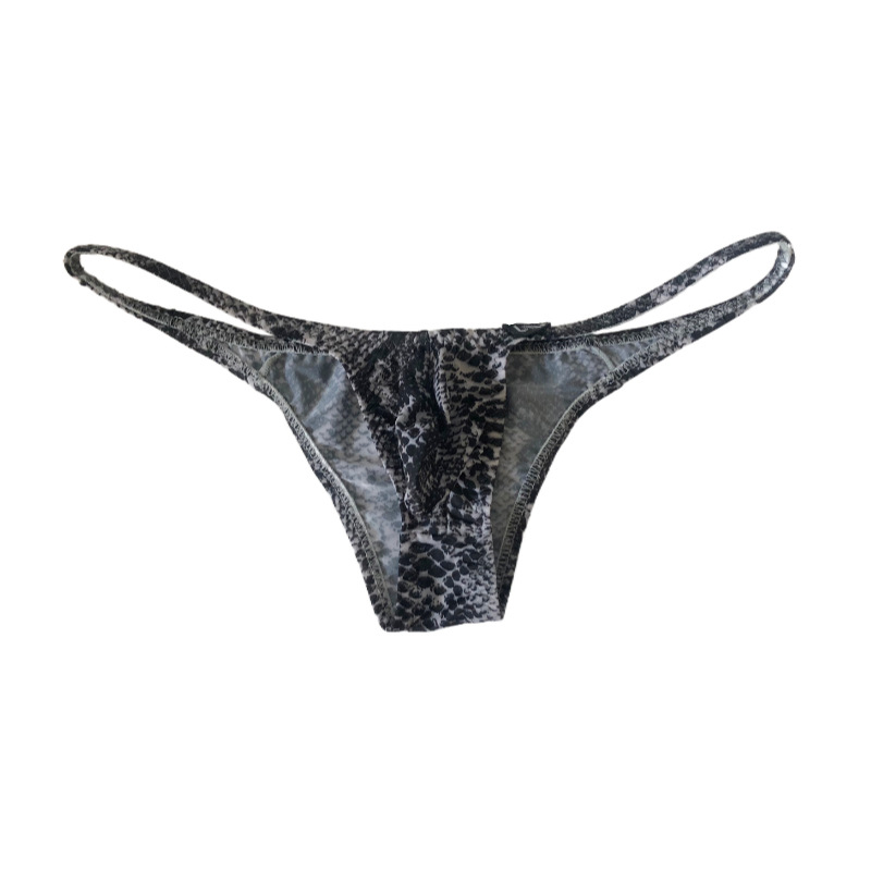 Picture of [Factory] Wholesale Fashionable and Sexy Men's Briefs, Ultra-Low Waist Pure Color Printed Underwear 3027