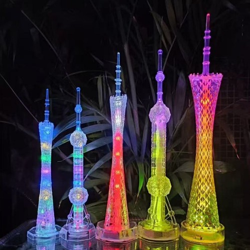 Picture of Canton Tower Souvenir Stall Luminous Oriental Pearl Tower Popular Creative Ornaments Tourism Hot Nightlight