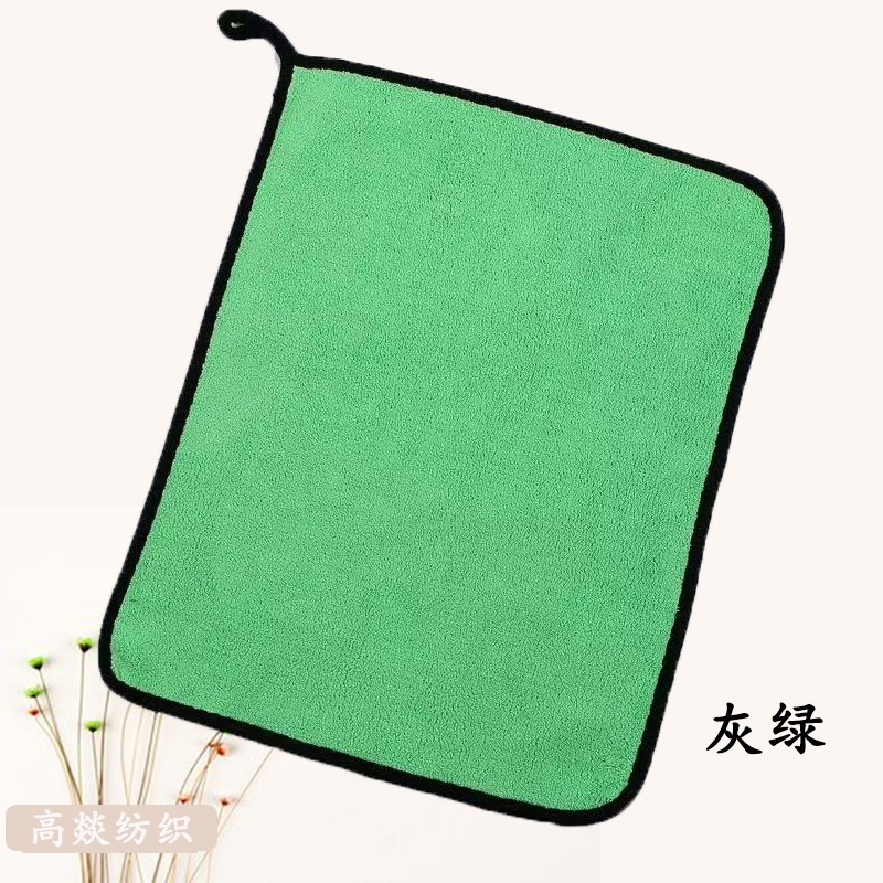 Picture of Car supplies car cleaning towel outdoor barbecue cloth towel wholesale coral fleece car wash towel