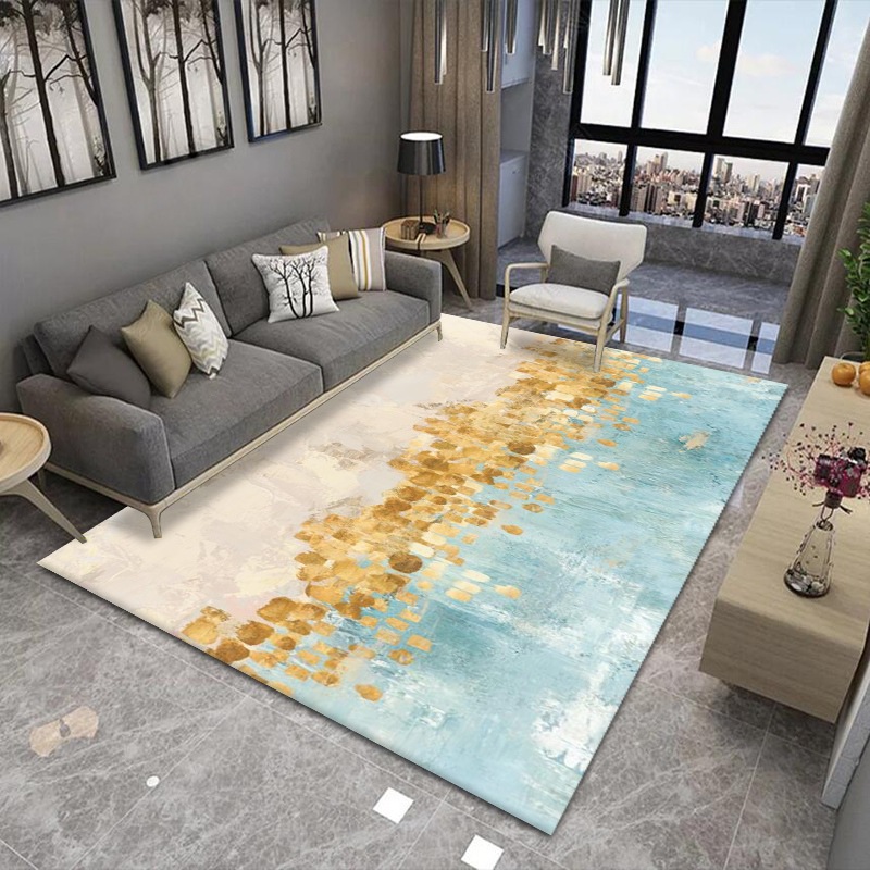 Picture of Home Carpet Simple Nordic ins Style Office Carpet Full Bed Floor Mat Bedroom Living Room Carpet Floor Mat