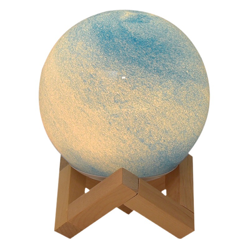 Nordic Table Lamp Luminous Bedroom Sleep Atmosphere Bedside Lamp Glass Night Light Starry Sky Moon Planet Gift