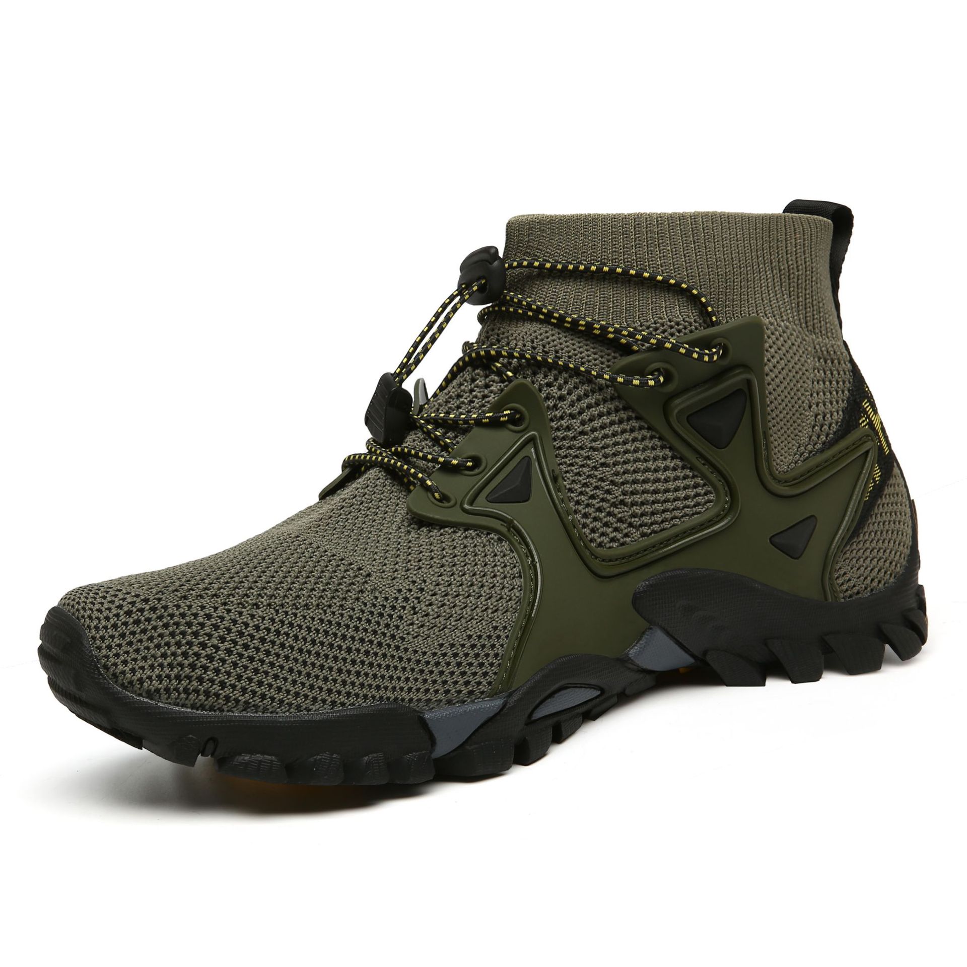 2024 Spring and Summer New Men's Shoes Cross-border plus size Couple Outdoor Hiking Breathable Flying Weaving Shoes Hiking Shoes Men's 319