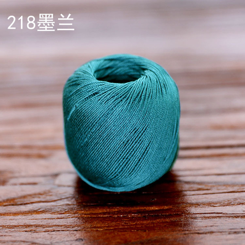 Picture of Snow Feir No. 8 Pearl Lace (10g Pack) Micro Crocheted Wool Silk Light Spring and Summer Cotton Crochet